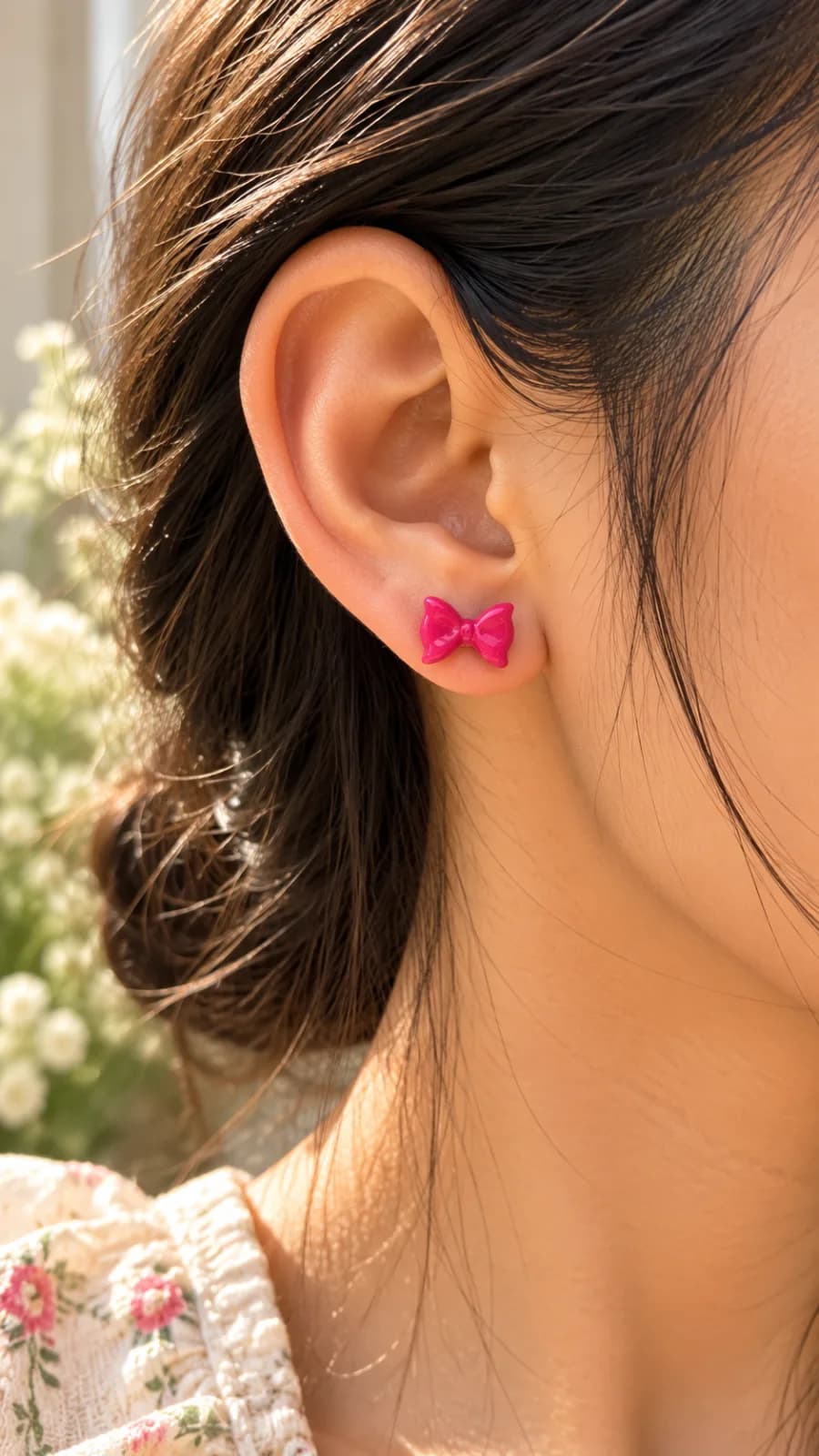 Handmade Cute Mini Bow Ear studs — 2